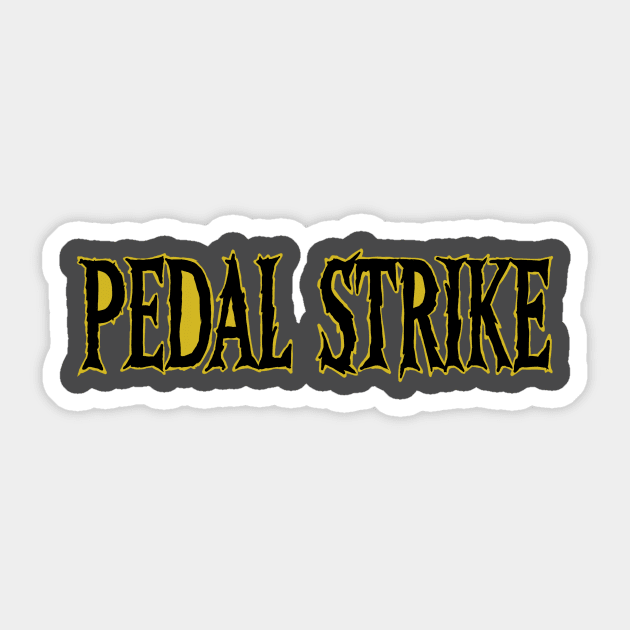 Pedal Strike Sticker by xmikethepersonx